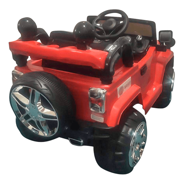 Carro Elétrico Jipe Elétrico Infantil BZ J1 12V Vermelho com Músicas e Luzes BARZI MOTORS