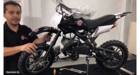 Como montar sua Mini Moto Cross 49cc BZ Arena Barzi Motors
