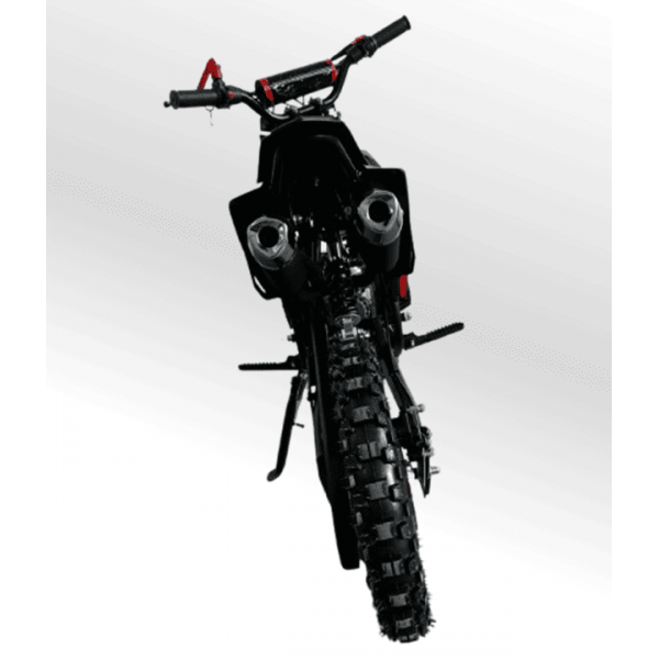 Mini Moto Cross Trilha 49cc BZ Monster Partida a Corda Gasolina Escapamento Duplo a Gasolina com Óleo 2-Tempos BARZI MOTORS 