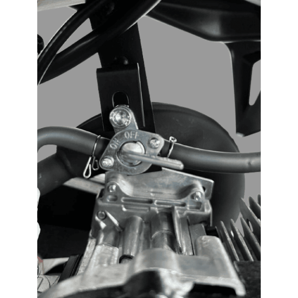 Mini Moto Cross Trilha 49cc BZ Monster Partida a Corda Gasolina Escapamento Duplo a Gasolina com Óleo 2-Tempos BARZI MOTORS 