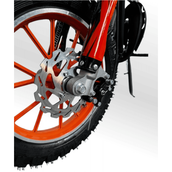 Mini Moto Cross Trilha 49cc BZ Monster Partida a Corda Gasolina Escapamento Duplo a Gasolina com Óleo 2-Tempos BARZI MOTORS 