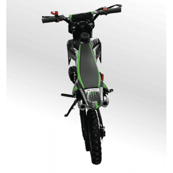 Mini Moto Cross Trilha 49cc BZ Monster Partida a Corda Gasolina Escapamento Duplo a Gasolina com Óleo 2-Tempos BARZI MOTORS 