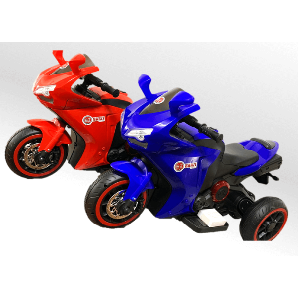 Moto Elétrica Infantil Triciclo Elétrico BZ R6 com Ré, 2 Baterias Músicas e Farol BARZI MOTORS 