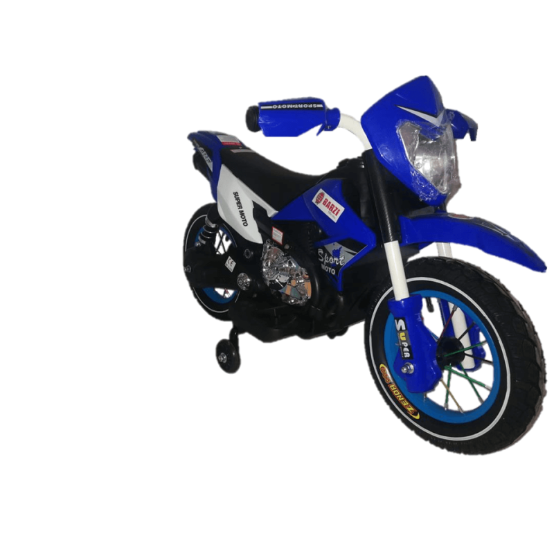Moto Elétrica Infantil Motocross Azul Passeio Brinquedo - Loja Zuza  Brinquedos