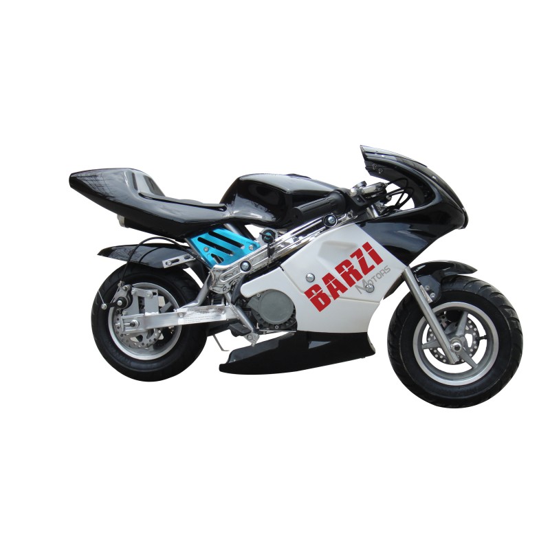 Mini Moto Cross Trilha 49cc bz Arena Preta Partida a Corda
