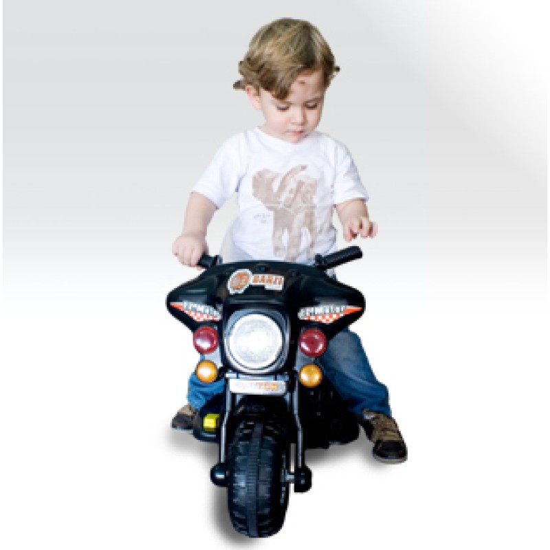 Moto Elétrica Infantil BZ R1 12V Vermelha com Rodinhas de Apoio, Música e  Luzes BARZI MOTORS